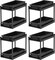 IRIS USA 2-Tier Under Sink Organizer, Storage with Sliding Drawers - Versatile solution for Office, Kitchen or Bathroom - Black